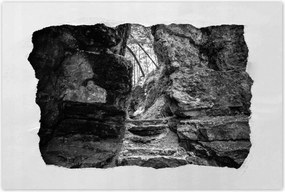 Poszterek 120x80 Lépcsők Hegyek Sziklák