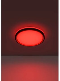 Eglo 300684-LED RGBW Dimmelhető mennyezeti lámpatest MALERAMARA-Z LED/14W/230V fekete/arany+távirányító