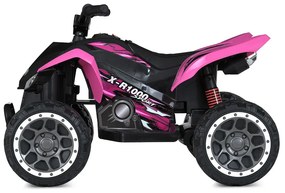 Elektromos quad gyerekeknek, 12V, rózsaszín