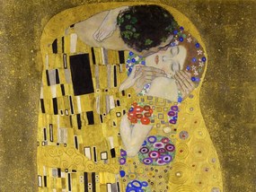 Reprodukció A csók, Gustav Klimt