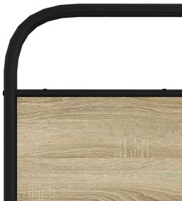 fejtámla sonoma tölgy 160 cm acél és műfa