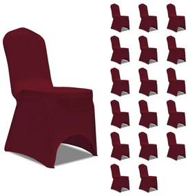 18 db burgundi vörös sztreccs székszoknya