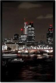 Poszterek keretben 40x60 Éjszakai kilátás Londonból