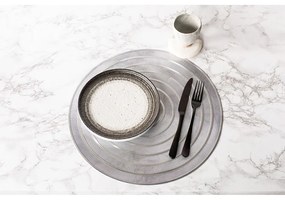 Ezüstszínű tányéralátét, ⌀ 39,5 cm - Tiseco Home Studio