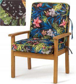 Kerti szék párna Hintapárna Kerti napozóágy 60 cm széles