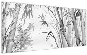 Kép - Bambusz erdő (120x50 cm)