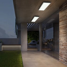 Brilagi-LED Fényerőszabályozható fürdőszobai lámpatest FRAME SMART LED/50W/230V IP44 fehér + távirányító