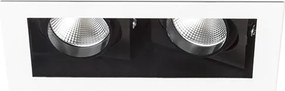 RENDL BONDY II zápustná bílá 230V LED 2x7W 24° 3000K