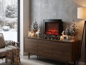 LED dekoráció modern kandalló COZY WARM 40x50 cm, fekete