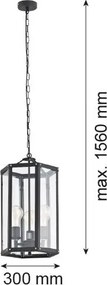 Argon BODRUM 1253 Függőlámpa 3x15W/E27 IP20