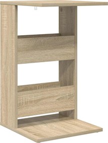 vidaXL Oldal asztal Sonoma tölgy 40 x 35 x 60,5 cm Faanyag