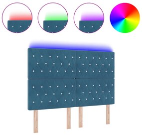 LED Fejvég Sötétkék 80 cm Plüss