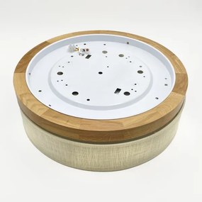 Brilagi - BELLADONNA LED mennyezeti lámpa 36W/230V Ø 40 cm krémszínű/tölgy