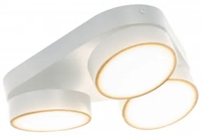 LED lámpatest , 3 x spot , billenthető , 24W , CCT , dimmelhető , fehér , LUTEC CONNECT , STANOS