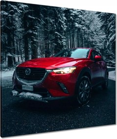 Vászonkép 80x80 Piros Mazda Autó