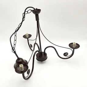 Brilagi - LED Csillár láncon COTTAGE 3xG9/40W/230V barna/fehér