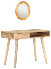 tömör mangófa öltözőasztal 100 x 50 x 76 cm