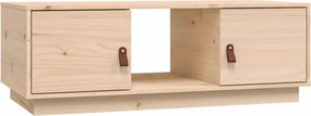 vidaXL tömör fenyőfa dohányzóasztal 100x50x35 cm