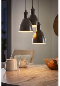 Eglo 49493 - Csillár PRIDDY 1 3xE27/60W/230V