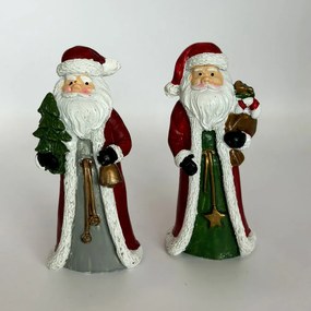 Mikulás poly figura 2 féle 10 cm