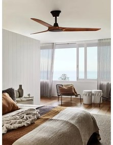 Lucci Air 21321749 - ABYSS mennyezeti ventilátor pr. 142 cm IP66 barna + DO