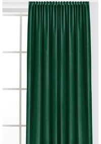 Zöld bársony dimout (részleges sötétítő) függöny 140x250 cm Velto – Filumi