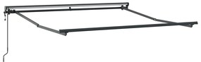 &lt;strong&gt; Automatikus Kihúzható Napernyő&lt;/strong&gt; Sárga és Narancs színben, 300 x 250 cm