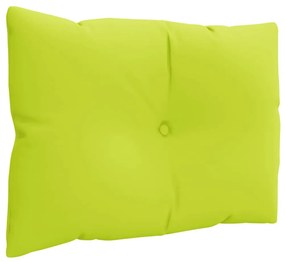 3 db élénkzöld szövet raklappárna