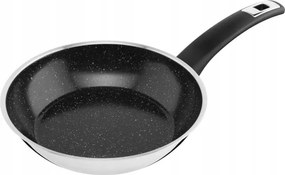 Kolimax Cerammax Pro Comfort serpenyő 22 cm fogantyúval, alacsony, fekete Granit