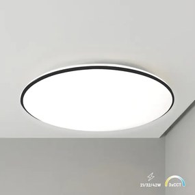 LED mennyezeti lámpa HUGO LED/21/32/42W/230V 3000/4000/6500K átmérő 45 cm IP54 fekete