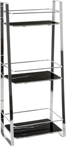 Könyvespolc Awd Interior 2013 fekete márvány 3 polc