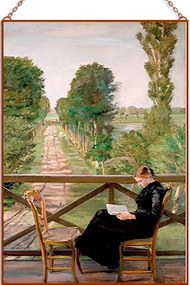 Christian Krohg - Villa Britannia üvegkép, falikép