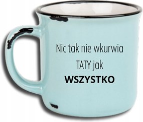 Bögre Kék Retro Vicces Ajándék Apák Napja Semmi Sem Idegesíti Annyira Apát