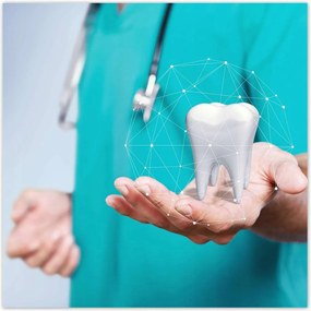 Poszterek 100x100 Fogászati kezelés fog