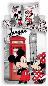 Disney Minnie egér és Mickey ágyneműhuzat London 140x200cm 70x90cm