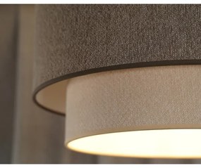 Duolla- Csillár zsinóron BOHO ECO RECYCLING 1xE27/15W/230V átm. 45 cm barna/krémes