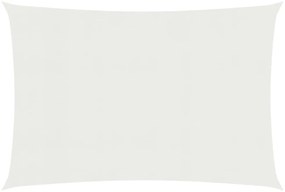 fehér HDPE napvitorla 160 g/m² 2,5 x 5 m
