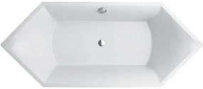 Villeroy &amp; Boch Squaro fürdőkád fehér UBQ190SQR6V-01