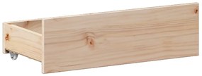 tömör fenyőfa fejtámlás ágykeret matrac nélkül 160 x 200 cm