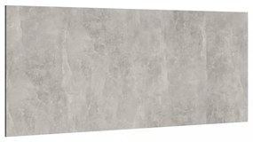 betonszürke szerelt fa ágyfejtámla 200x1,5x80 cm