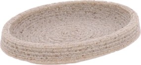 Fürdőszobai szappantartó homok kötél ovális stílusos szappantartó