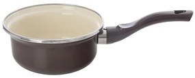 Orion Smaltált serpenyő szegéllyel, barna, átmérő14 cm, 14 cm átmérőjű