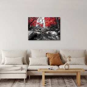 Kép - Vízesések az őszi tájban (70x50 cm)