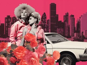 Poszter 20x15cm Metropolitan díva