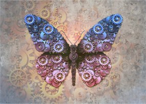 Kép - Steampunk pillangó (70x50 cm)