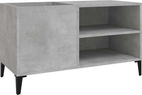 vidaXL betonszürke szerelt fa hanglemezszekrény 84,5x38x48 cm