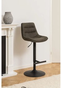 Sötétzöld állítható magasságú bárszék (ülésmagasság 86 cm) Adisa – Actona