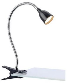 Markslöjd Markslöjd 106092 - LED Asztali lámpa klipsszel TULIP LED/3W/230V fekete ML1030