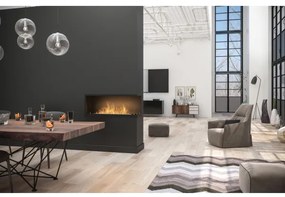 InFire - Sarok BIO kandalló 110x45 cm 3kW fekete