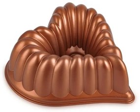 KITCHISIMO szív alakú kuglófform/rézszínű